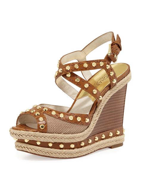 michael kors cara sandal|michael kors sandals outlet.